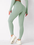 Legging Sans Couture Sport Leggings helankezatrening.com : Legging Femme | Vêtements de Sport sa Vert