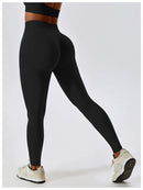 Legging Seamless Push Up Leggings helankezatrening.com sa Noir