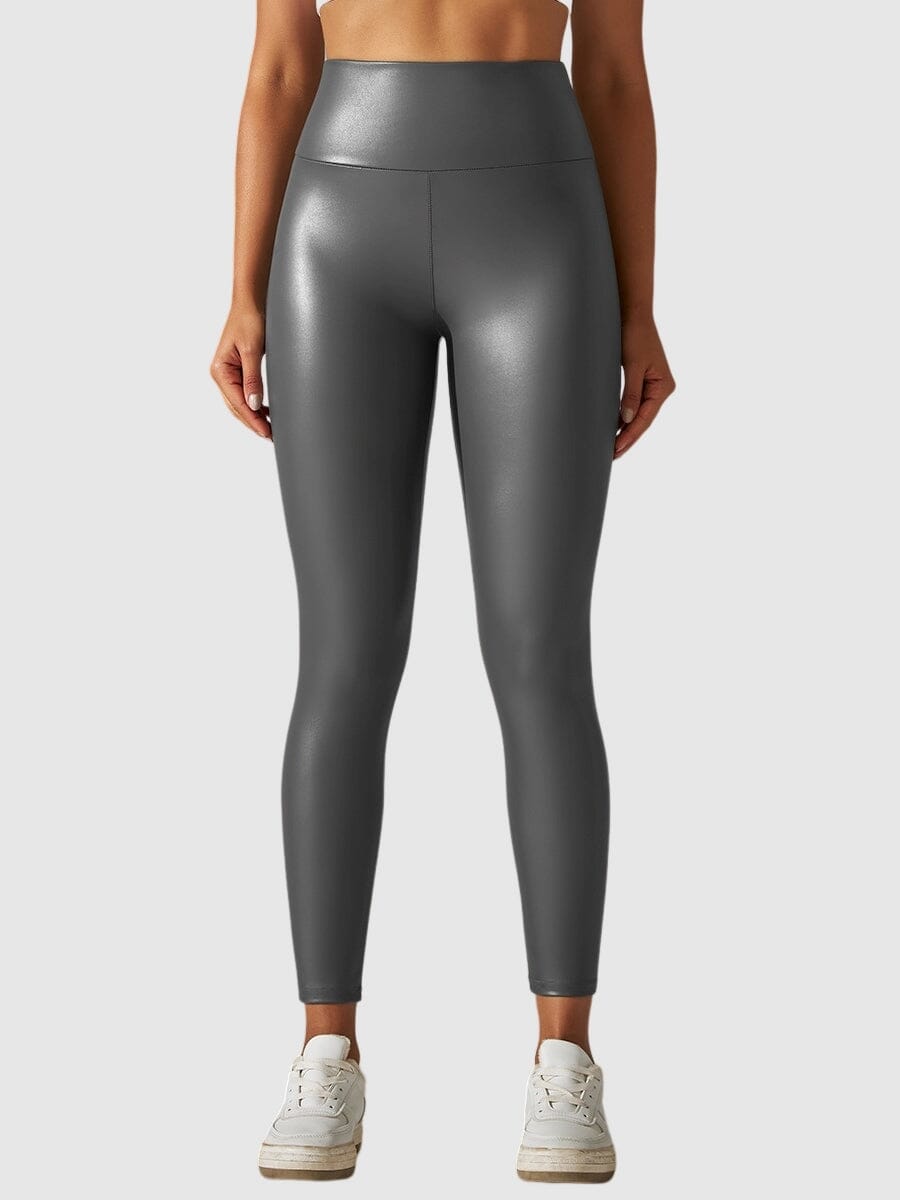 Legging Simili Cuir Sculptant Leggings helankezatrening.com XS Gris