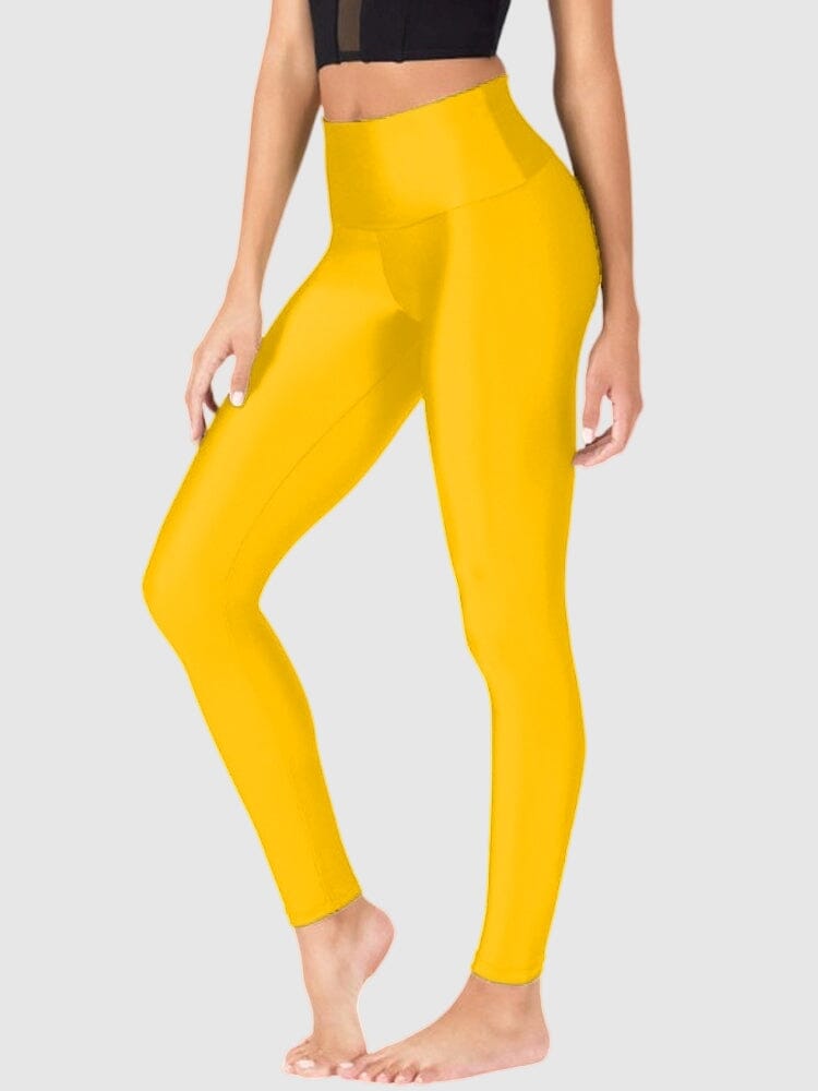 Legging Sport Brillant Leggings helankezatrening.com XS Jaune