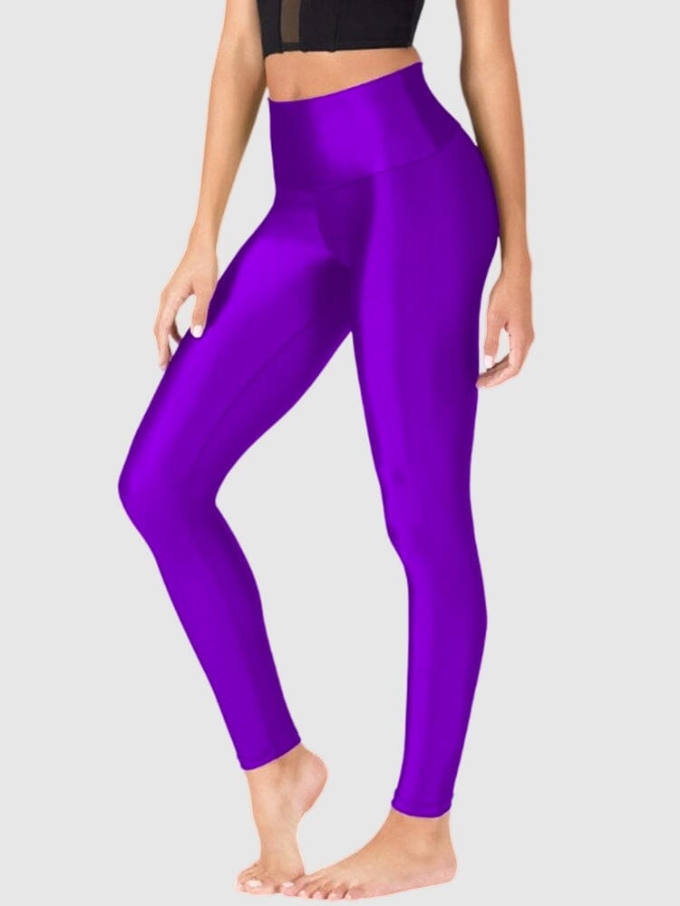 Legging Sport Brillant Leggings helankezatrening.com XS Violet foncé