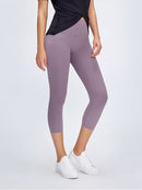 Legging Sport Capri Taille Haute Leggings helankezatrening.com XS Lila