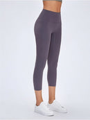 Legging Sport Capri Taille Haute Leggings helankezatrening.com XS Lotus gris