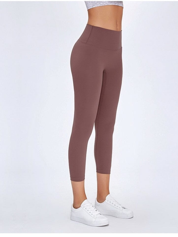 Legging Sport Capri Taille Haute Leggings helankezatrening.com XS Violet