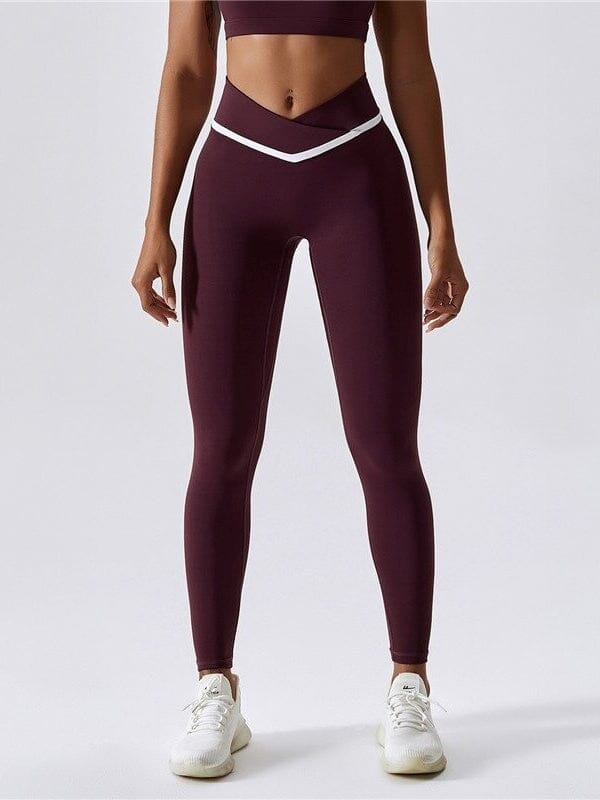 Legging Sport Ceinture Croisée Sans Couture Leggings helankezatrening.com : Legging Femme | Vêtements de Sport sa Bordeaux