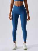 Legging Sport Ceinture V Push Up Poches helankezatrening.com sa Bleu