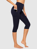 Legging Sport Court Poches Leggings helankezatrening.com sa Bleu marine