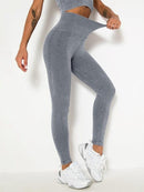 Legging Sport Effet Jean Leggings helankezatrening.com : Legging Femme | Vêtements de Sport sa Gris