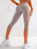 Legging Sport Fitness Sans Couture Leggings helankezatrening.com : Legging Femme | Vêtements de Sport sa Orange