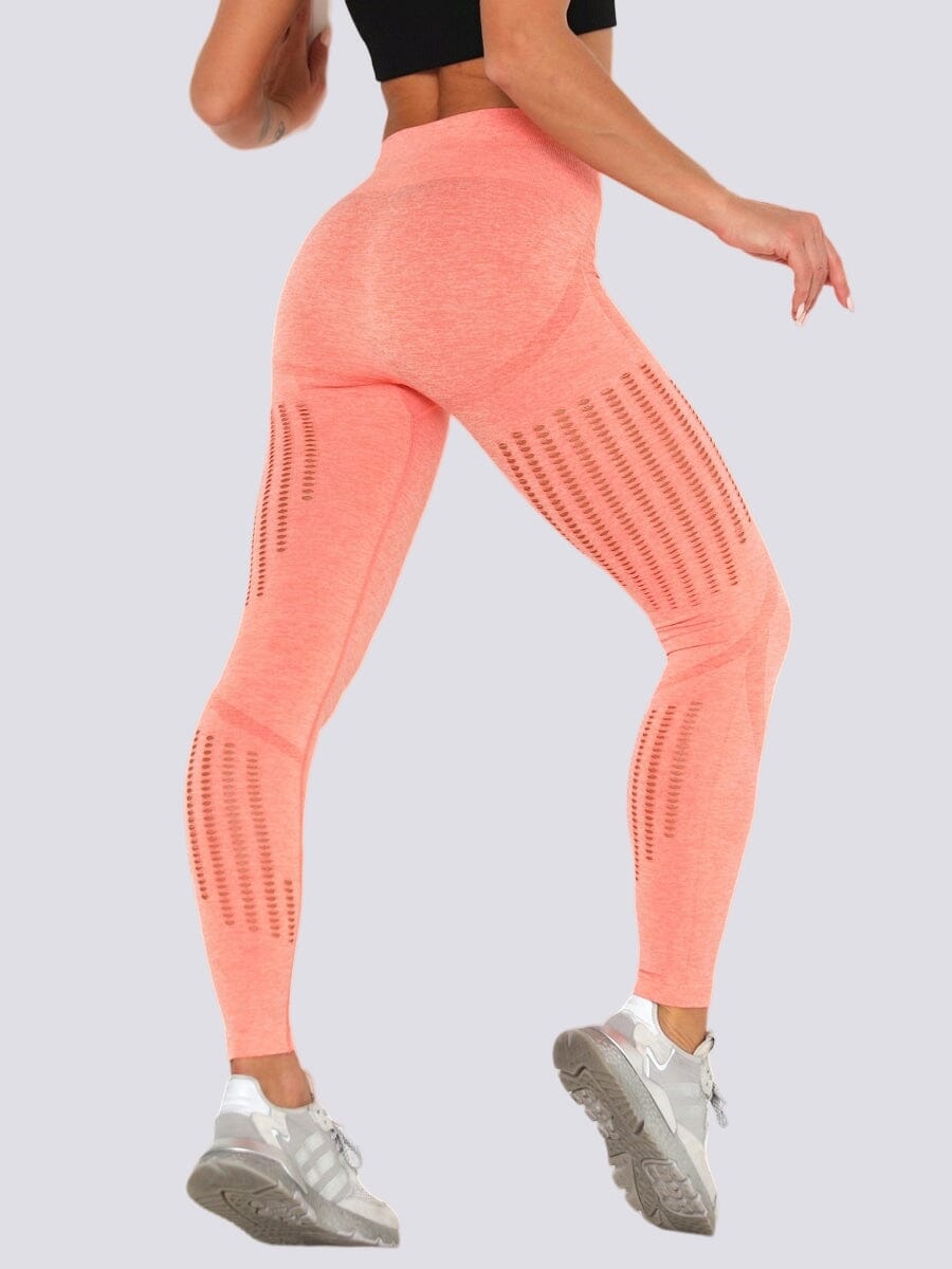 Legging Sport Maille Leggings helankezatrening.com : Legging Femme | Vêtements de Sport sa Orange