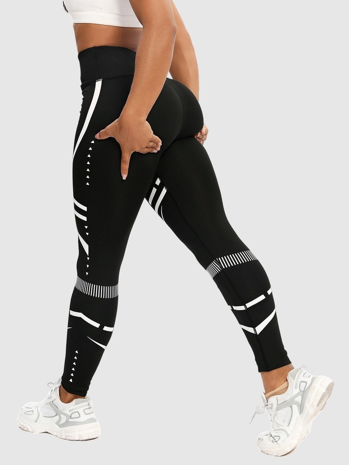 Legging Sport Motif Géométrique Sans Couture Leggings helankezatrening.com sa