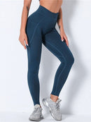 Legging Sport Poche Taille Haute Leggings helankezatrening.com : Legging Femme | Vêtements de Sport XS Bleu