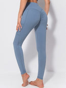 Legging Sport Push Up Poches Leggings helankezatrening.com : Legging Femme | Vêtements de Sport sa Bleu