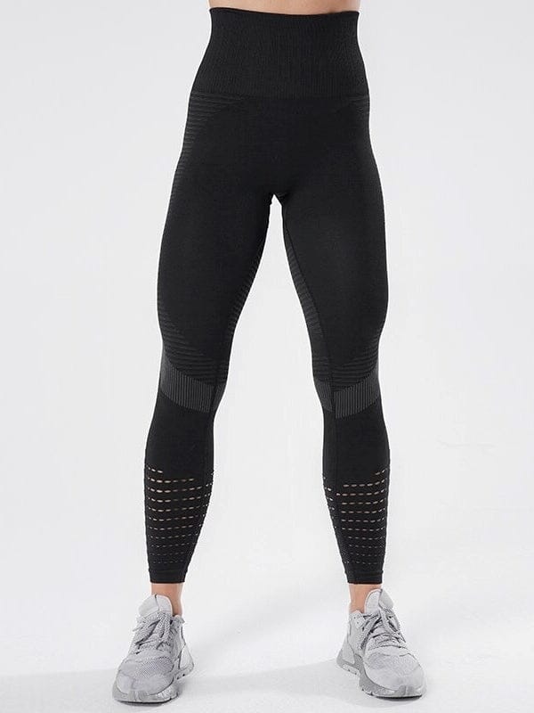 Legging Sport Sculptant Sans Couture Leggings helankezatrening.com : Legging Femme | Vêtements de Sport sa Noir