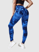 Legging Sport Teinté Push Up Sans Couture helankezatrening.com XS Bleu