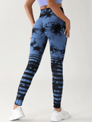 Legging Sport Tie Dye Galbant (Push Up) - Nemesis Leggings helankezatrening.com sa Bleu