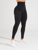 Legging Sport Ventre Plat Taille Haute - Buffbunny Leggings helankezatrening.com XXS Noir