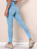 Legging Sport Zébré Sans Couture Leggings helankezatrening.com : Legging Femme | Vêtements de Sport sa Bleu ciel