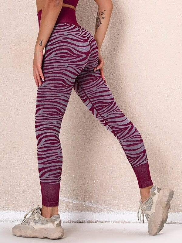 Legging Sport Zébré Sans Couture Leggings helankezatrening.com : Legging Femme | Vêtements de Sport sa Bordeaux