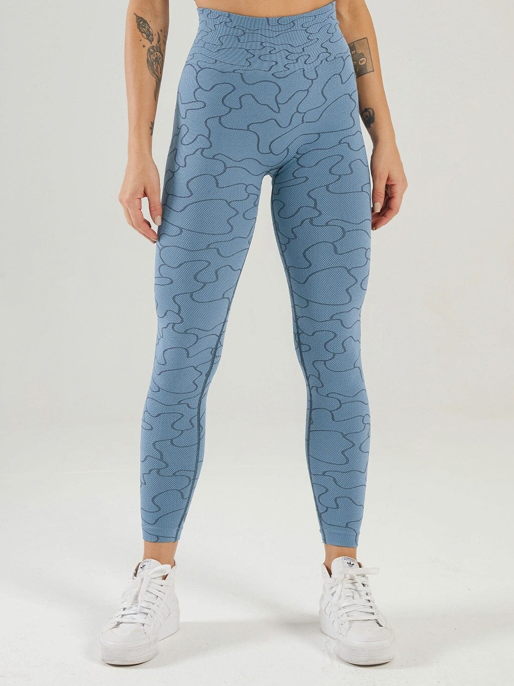 Legging Taille Haute Sans Couture Sport - Esperanza helankezatrening.com sa Bleu