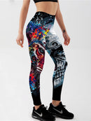 Legging Tête de Mort et Tigre Leggings helankezatrening.com sa