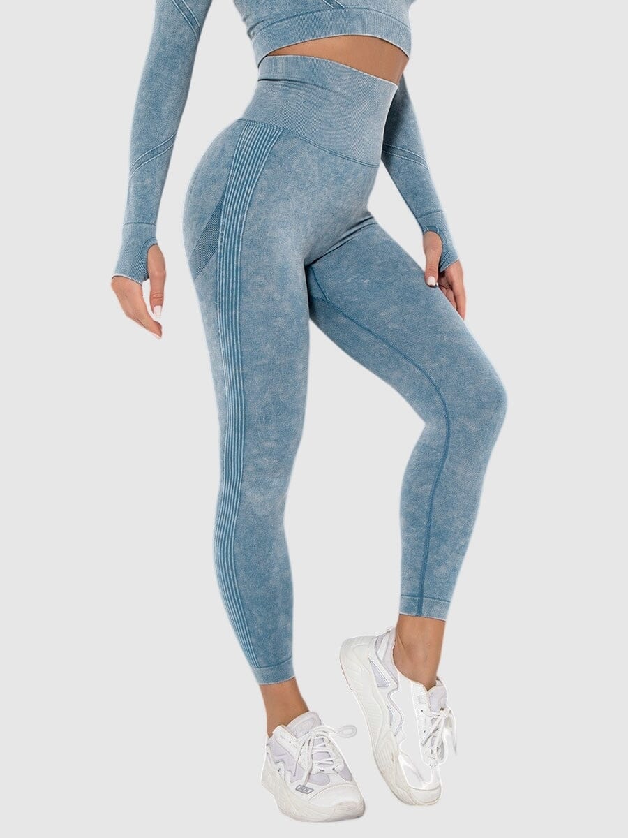 Push Up Leggings για προπόνηση με επίπεδη κοιλιά