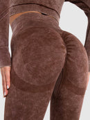 Push Up Leggings για προπόνηση με επίπεδη κοιλιά