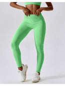 Legging Yoga Sans Couture, Sport Leggings helankezatrening.com XS Vert 