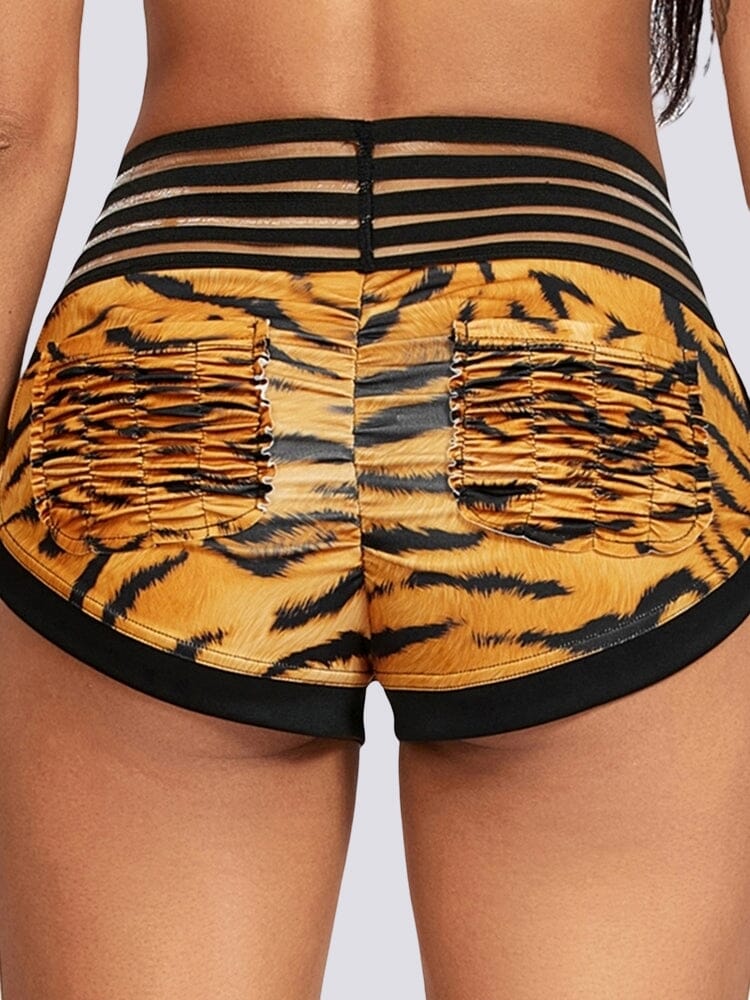 Ποδηλατικό κολάν Mini High Waist Savanna Push up