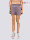 Short Avec Poche Zippée - Ultime-Legging Shorts helankezatrening.com XS Violet