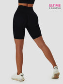 Short Cycliste Push Up Taille Haute Shorts helankezatrening.com sa Noir