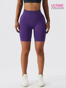 Short Cycliste Push Up Taille Haute Shorts helankezatrening.com sa Violet