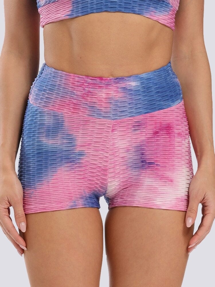 Short Fitness Court Shorts helankezatrening.com sa Rose bleu