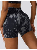 Short Fitness Moulant Taille Haute Shorts helankezatrening.com sa Noir/Gris