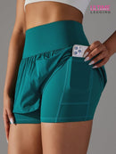 Short Running Poche - Ultime-Legging Shorts helankezatrening.com XS Vert