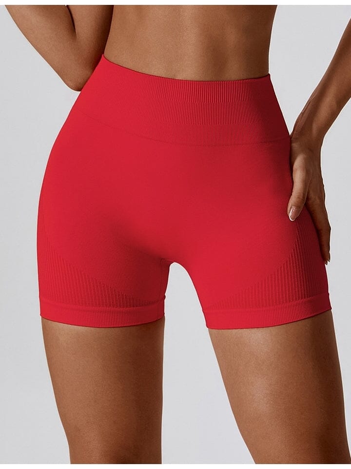 Short Sans Couture Push Up - Nexis™ Shorts helankezatrening.com sa Rouge