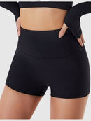 Short Sport Côtelé Taille Haute Shorts helankezatrening.com : Legging Femme | Vêtements de Sport sa Noir