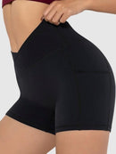 Short Sport Court Poches Shorts helankezatrening.com XS Noir