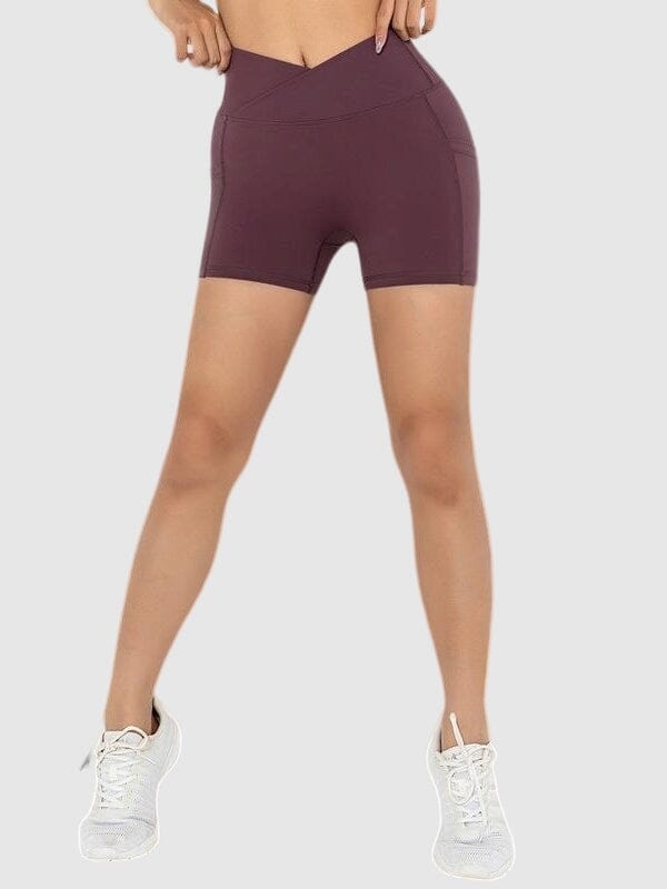 Short Sport Court Poches Shorts helankezatrening.com XS Violet