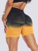 Short Sport Dégradé Push Up Shorts helankezatrening.com sa Jaune