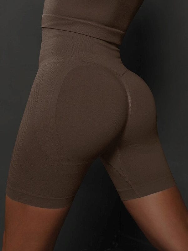 Short Sport Galbant Push Up Shorts helankezatrening.com : Legging Femme | Vêtements de Sport sa Marron