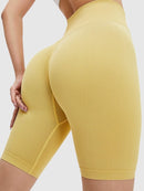 Short Sport Long Push Up Shorts helankezatrening.com sa Jaune