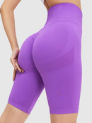 Short Sport Long Push Up Shorts helankezatrening.com sa Violet