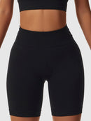 Short Sport Mi-Long Push Up Leggings helankezatrening.com sa Noir