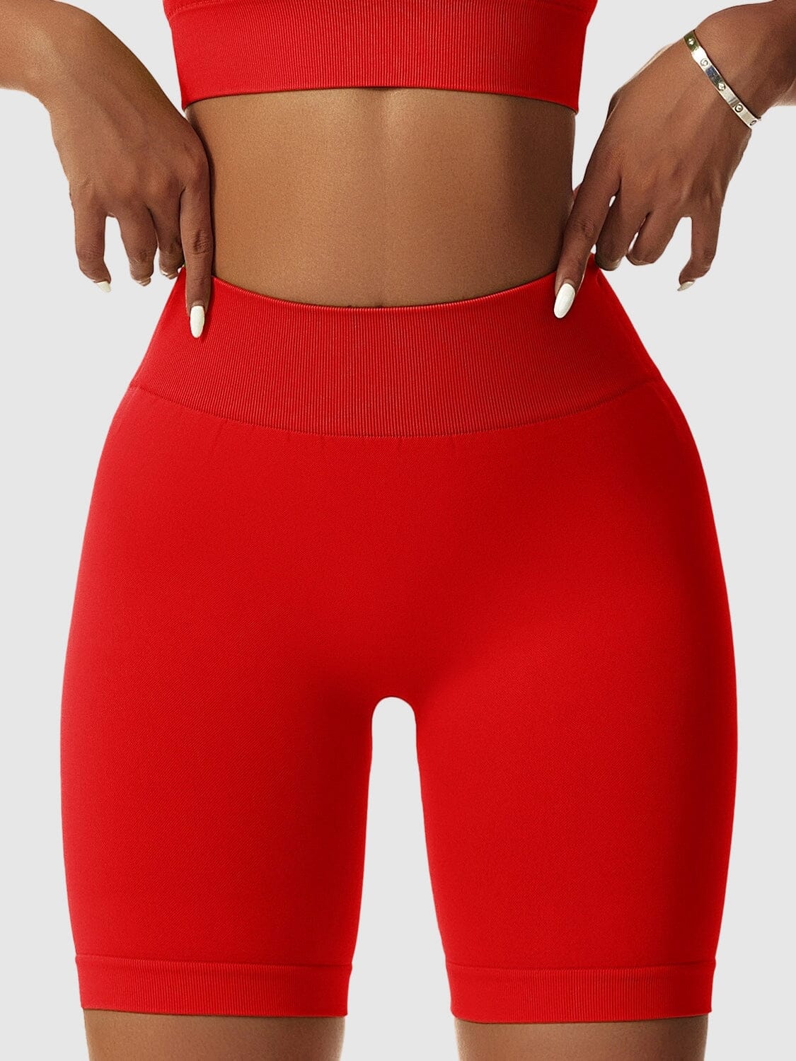 Short Sport Mi-Long Push Up Leggings helankezatrening.com sa Rouge