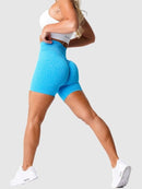 Short Sport Moulant Sans Couture Shorts helankezatrening.com XS Bleu ciel