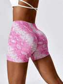 Short Sport Moulant Serpent (Push Up) Shorts helankezatrening.com sa Rose