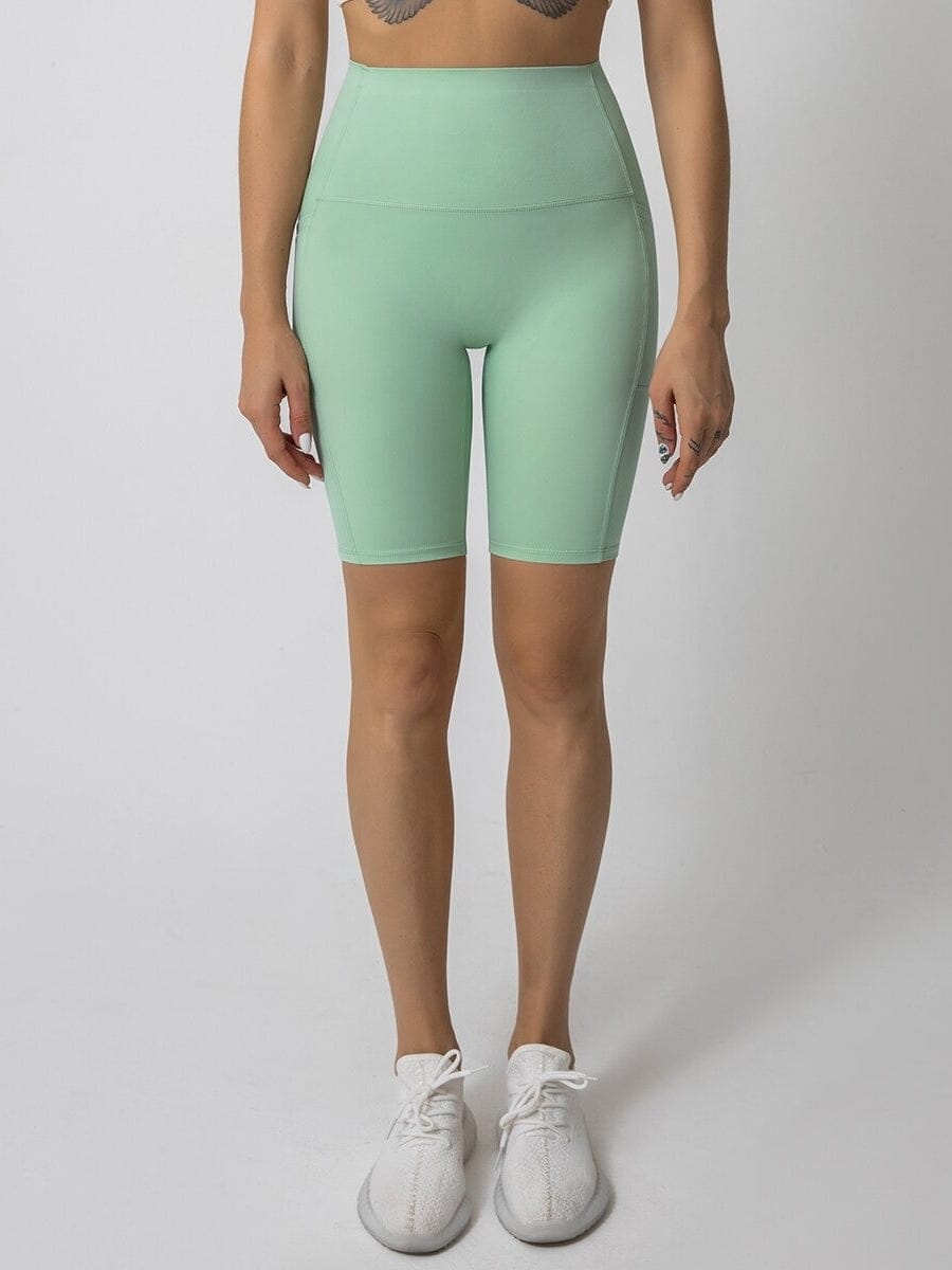 Short Sport Poche Shorts helankezatrening.com : Legging Femme | Vêtements de Sport sa Turquoise