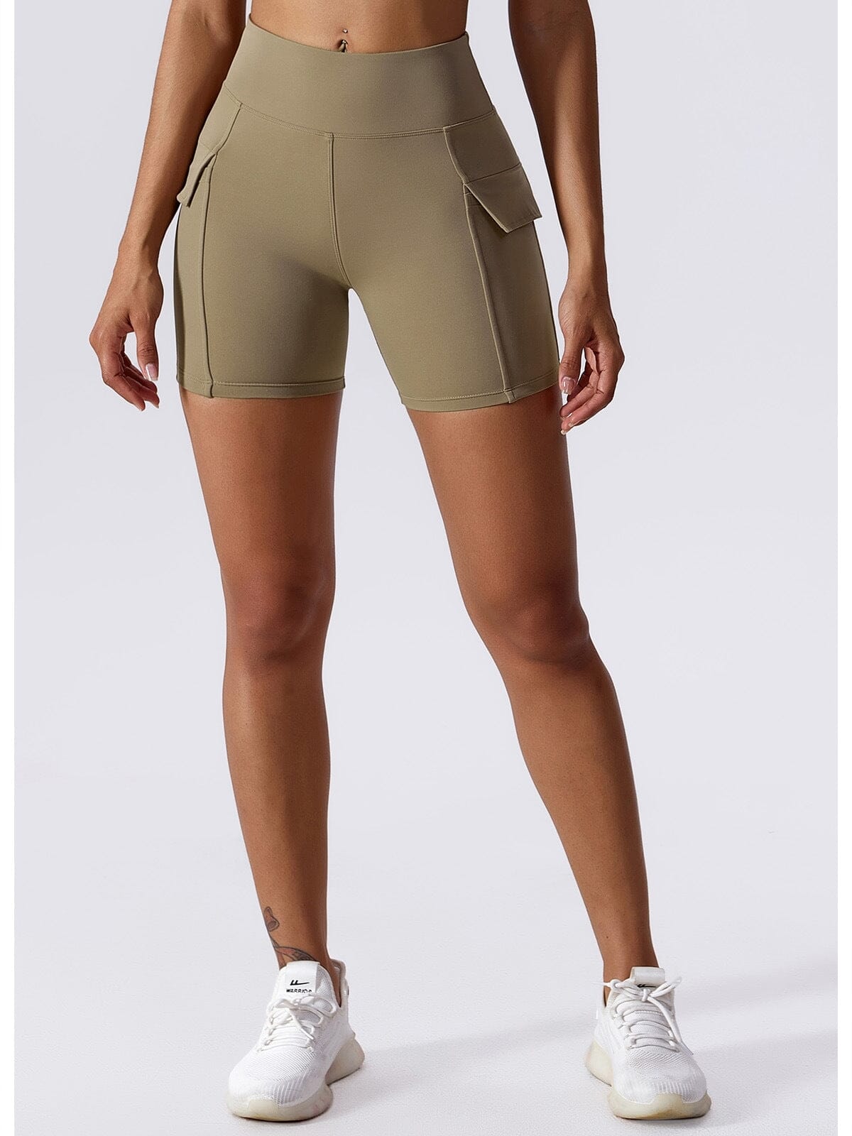 Short Sport Poches Fermées Shorts helankezatrening.com sa Beige