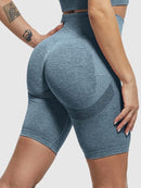 Short Sport Push Up Taille Haute Shorts helankezatrening.com sa Bleu canard